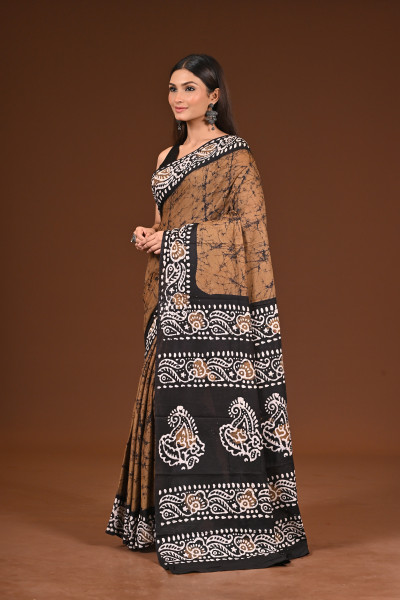 PURE COTTON HAND BATIK SAREE