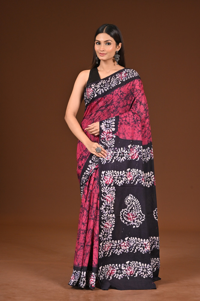 PURE COTTON HAND BATIK SAREE