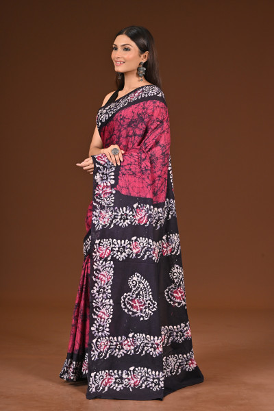 PURE COTTON HAND BATIK SAREE