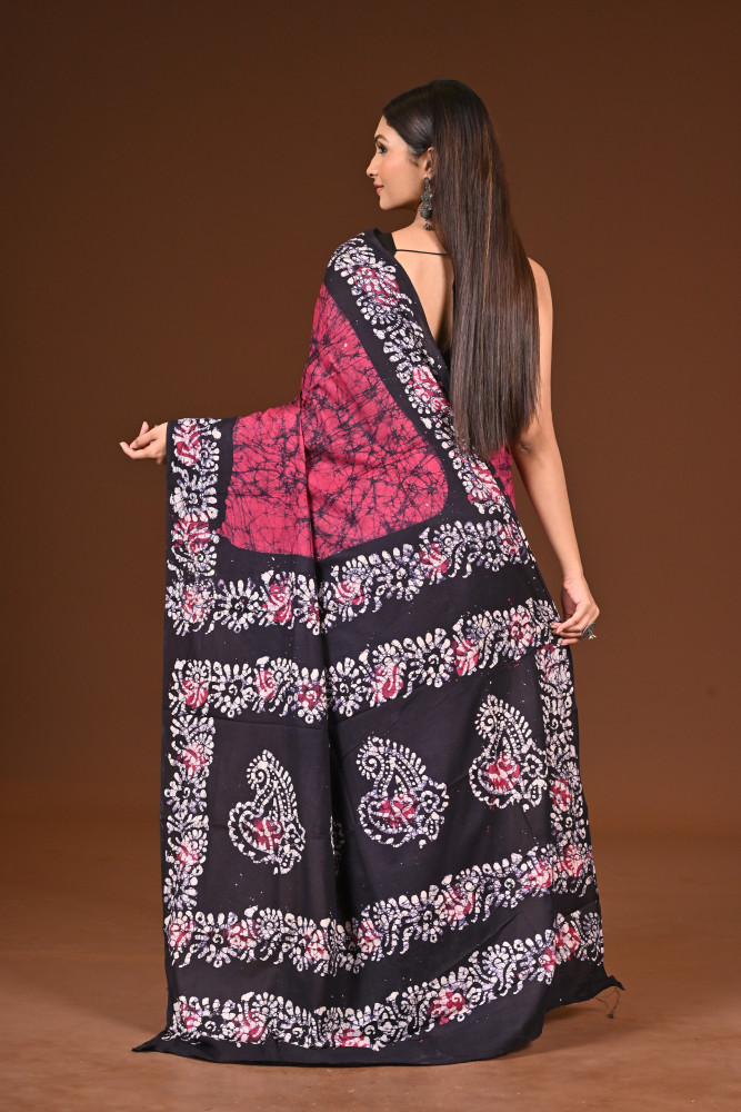 PURE COTTON HAND BATIK SAREE