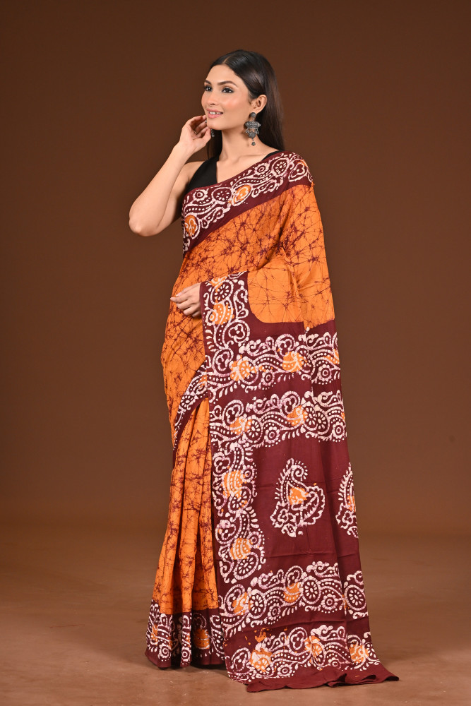 PURE COTTON HAND BATIK SAREE