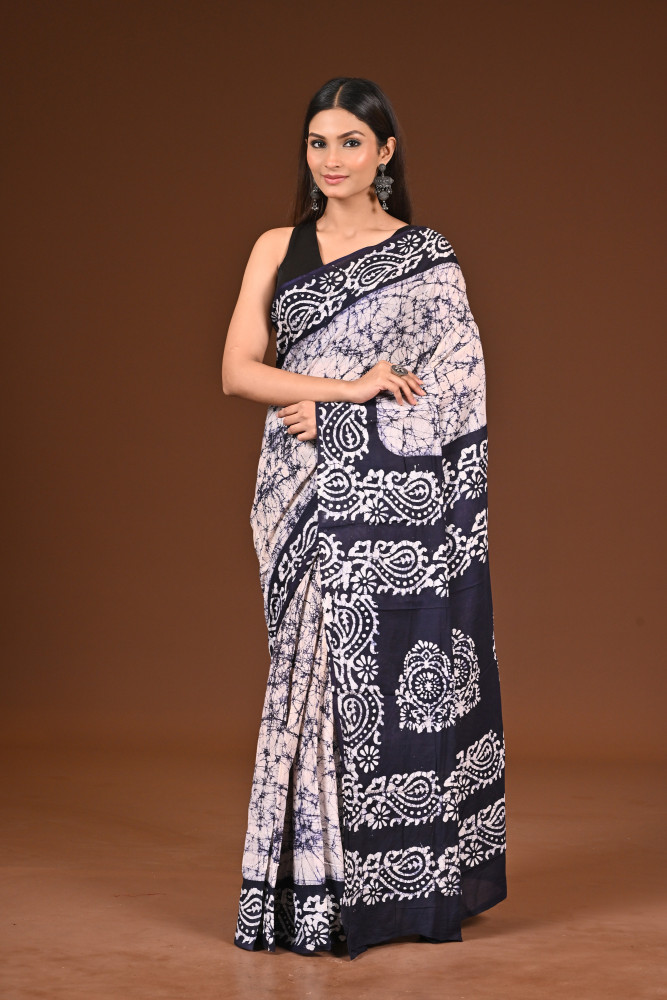PURE COTTON HAND BATIK SAREE
