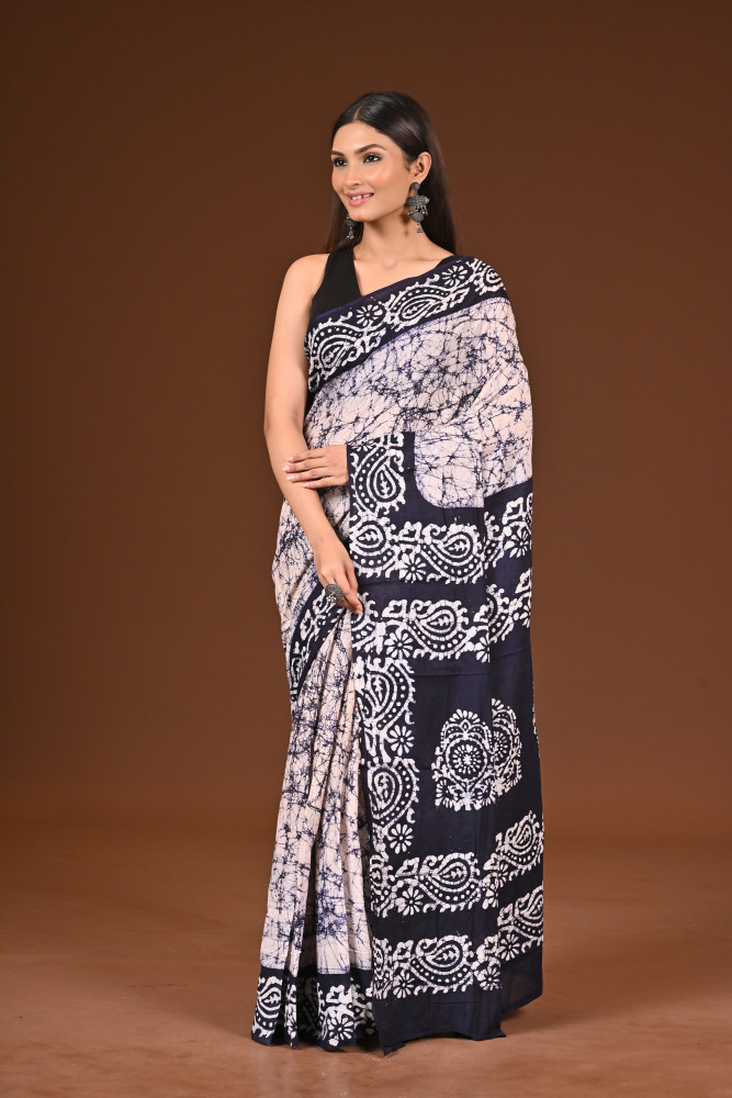 PURE COTTON HAND BATIK SAREE