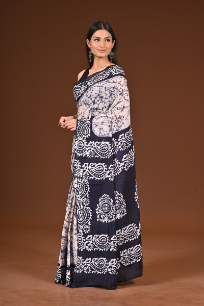 PURE COTTON HAND BATIK SAREE