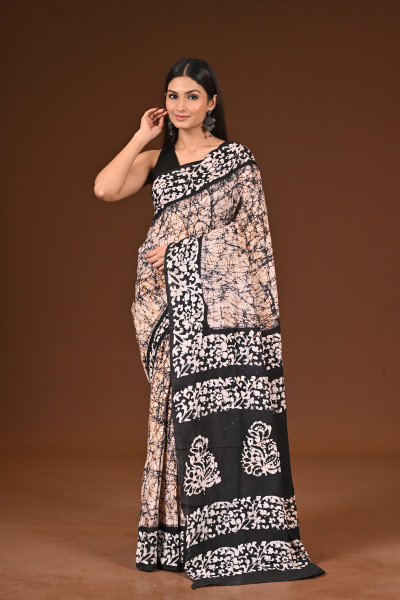 PURE COTTON HAND BATIK SAREE