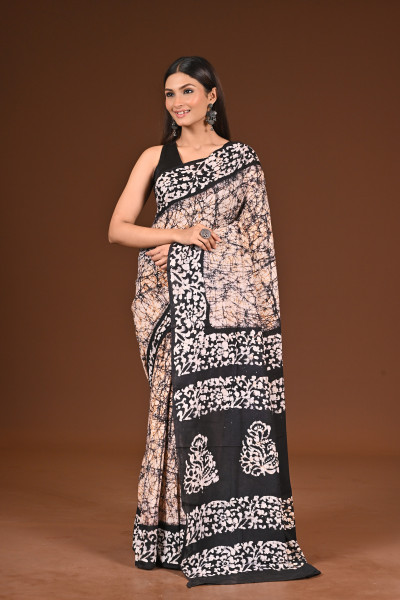 PURE COTTON HAND BATIK SAREE