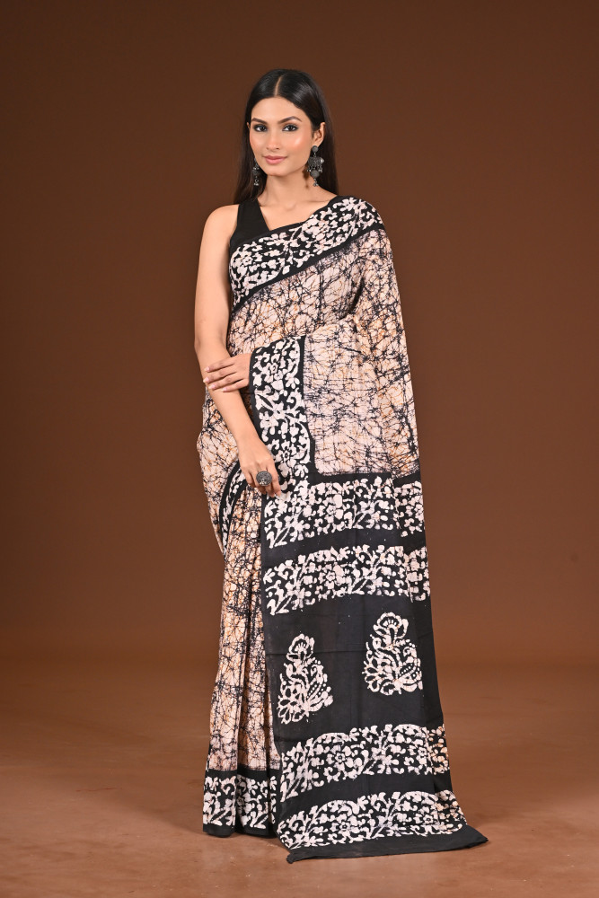 PURE COTTON HAND BATIK SAREE