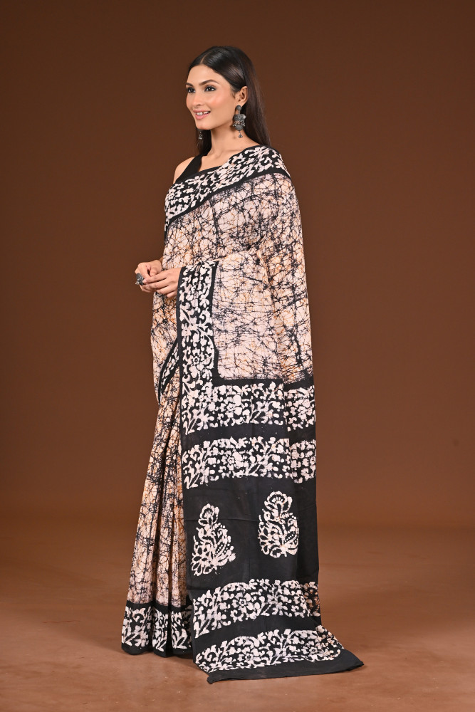PURE COTTON HAND BATIK SAREE