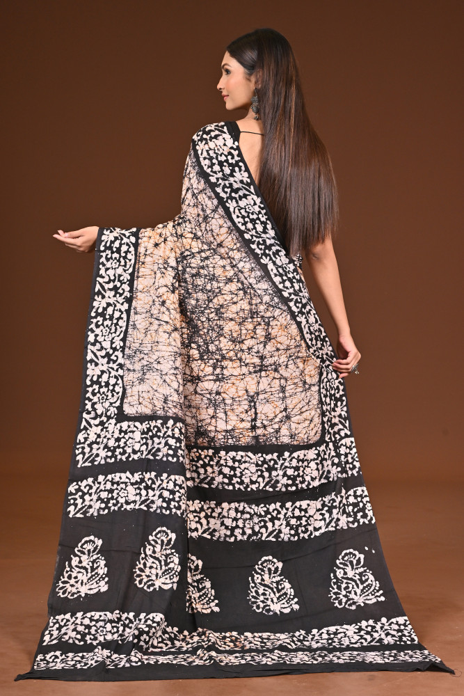 PURE COTTON HAND BATIK SAREE