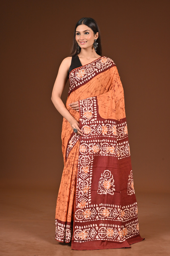 PURE COTTON HAND BATIK SAREE