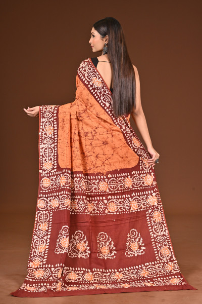 PURE COTTON HAND BATIK SAREE