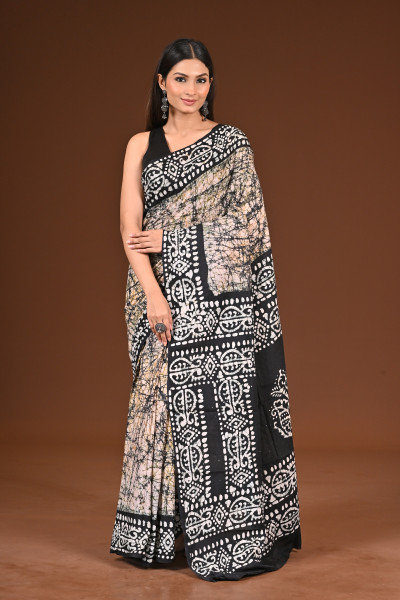 PURE COTTON HAND BATIK SAREE