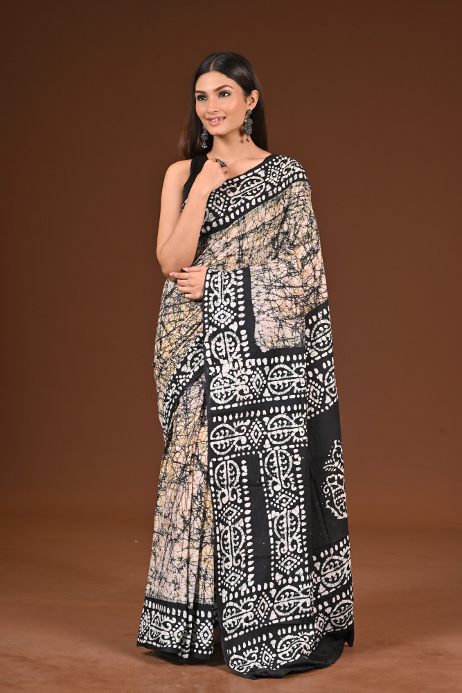 PURE COTTON HAND BATIK SAREE