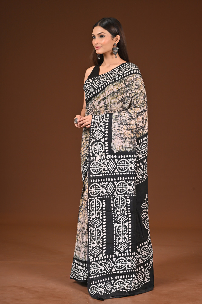 PURE COTTON HAND BATIK SAREE