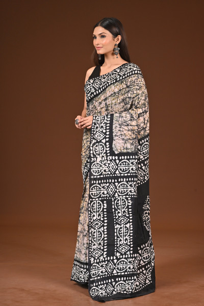 PURE COTTON HAND BATIK SAREE