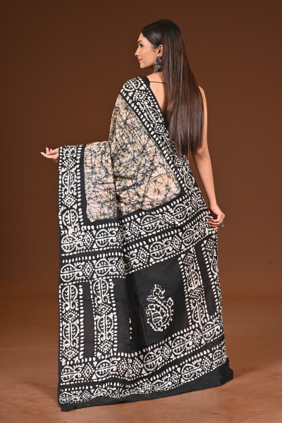 PURE COTTON HAND BATIK SAREE