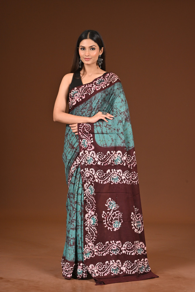 PURE COTTON HAND BATIK SAREE