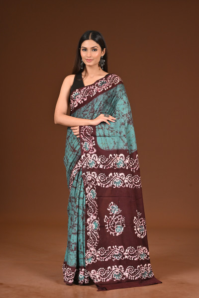 PURE COTTON HAND BATIK SAREE