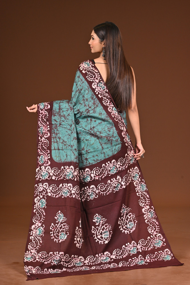 PURE COTTON HAND BATIK SAREE