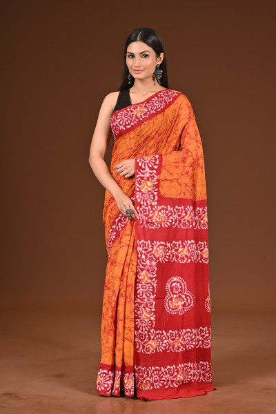 PURE COTTON HAND BATIK SAREE
