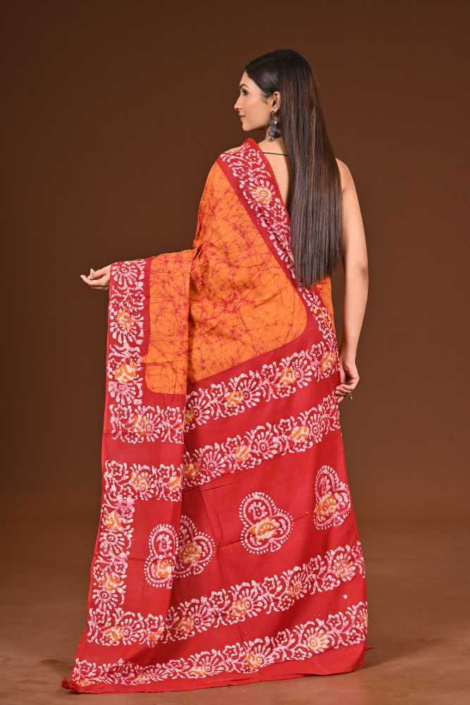 PURE COTTON HAND BATIK SAREE