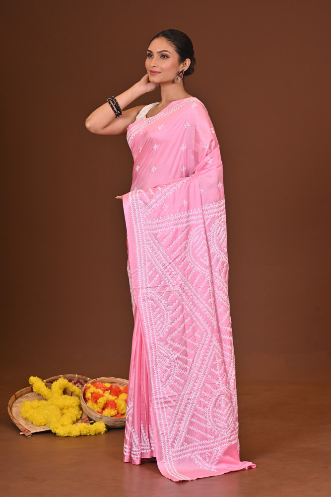 PADMAKSHI BLENDED SILK KANTHA SAREE