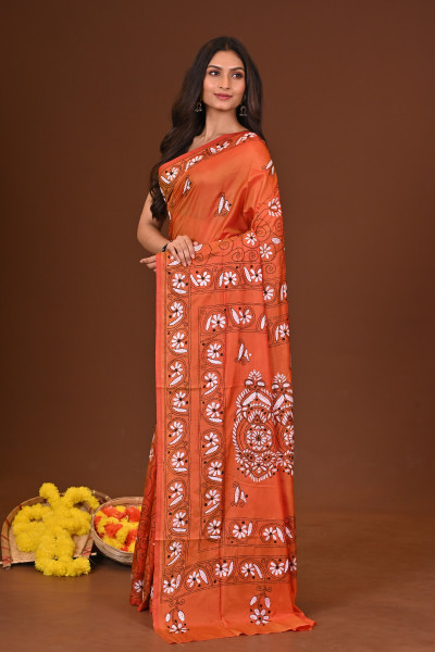 PRAJWALA BLENDED SILK KANTHA SAREE