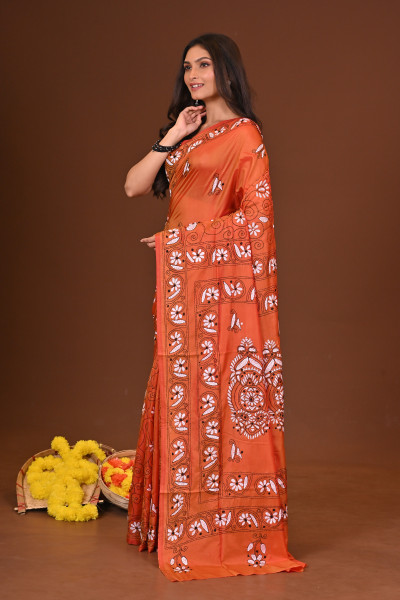 PRAJWALA BLENDED SILK KANTHA SAREE