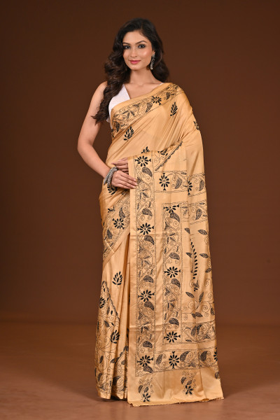 BELENDED SILK KANTHA SAREE