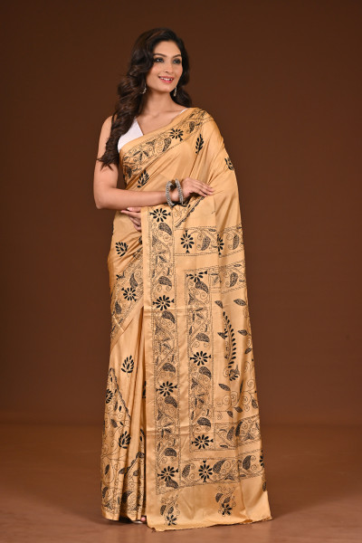BELENDED SILK KANTHA SAREE
