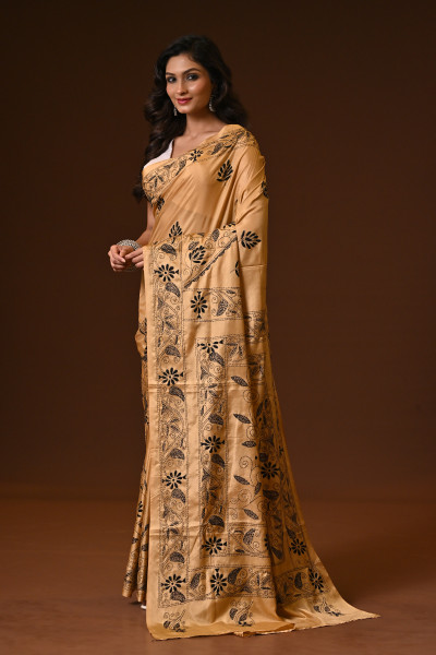 BELENDED SILK KANTHA SAREE