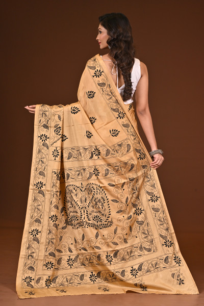 BELENDED SILK KANTHA SAREE