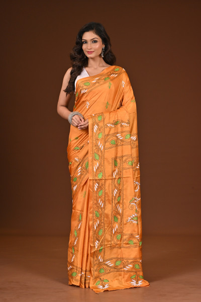 BELENDED SILK KANTHA SAREE