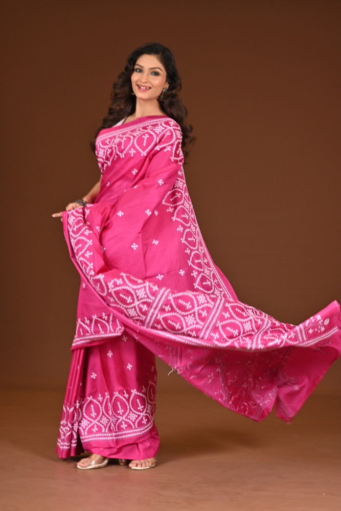 PURE SILK KANTHA SAREE