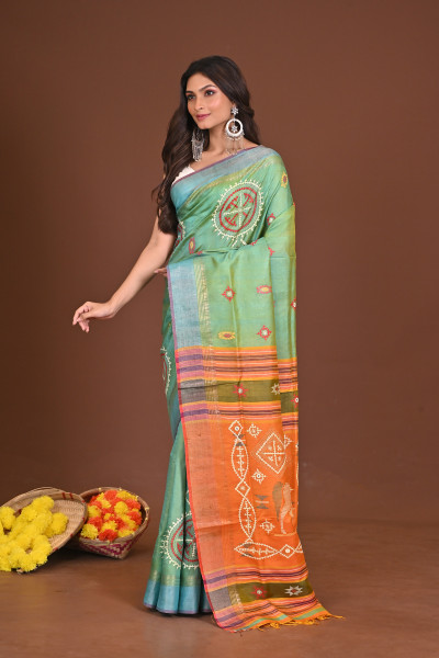 SHARODIYASANGAM KATAN KALAKHETRA SAREE
