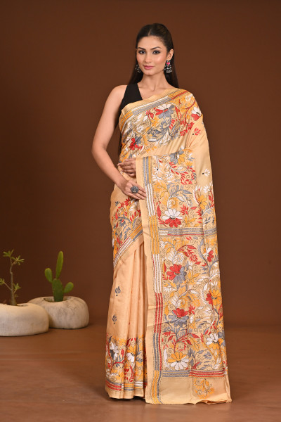 SILK KANTHA SAREE
