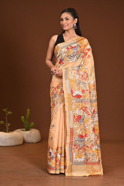 SILK KANTHA SAREE