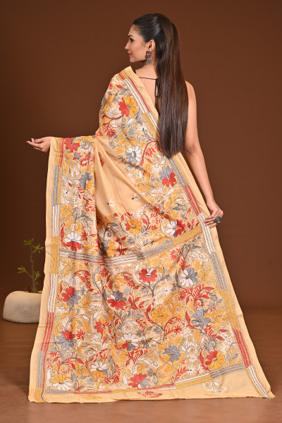 SILK KANTHA SAREE