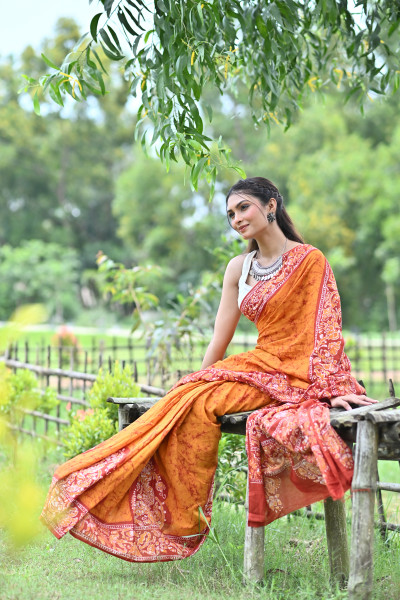 VISHALAKSHI HAND BATIK SAREE