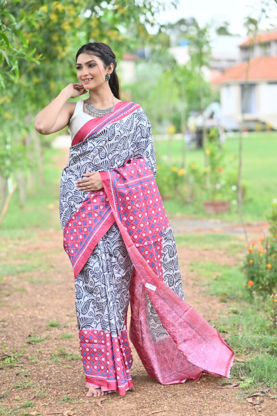RAJARAJESHI GHICHA DIY GUJRATI SAREE