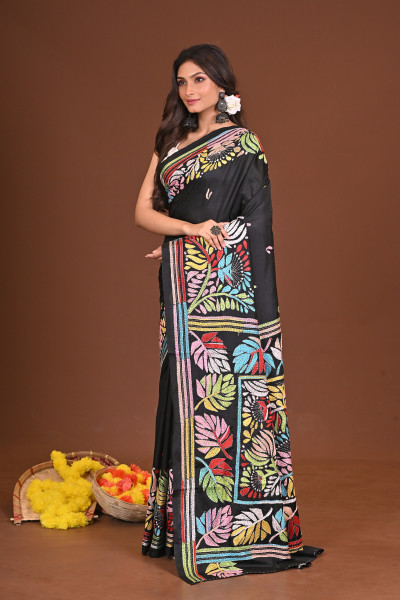 TAMOSHIKHA BLENDED SILK KANTHA SAREE