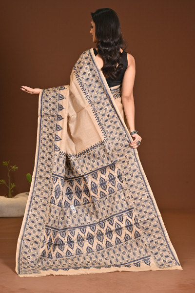 TUSSAR SILK KANTHA SAREE