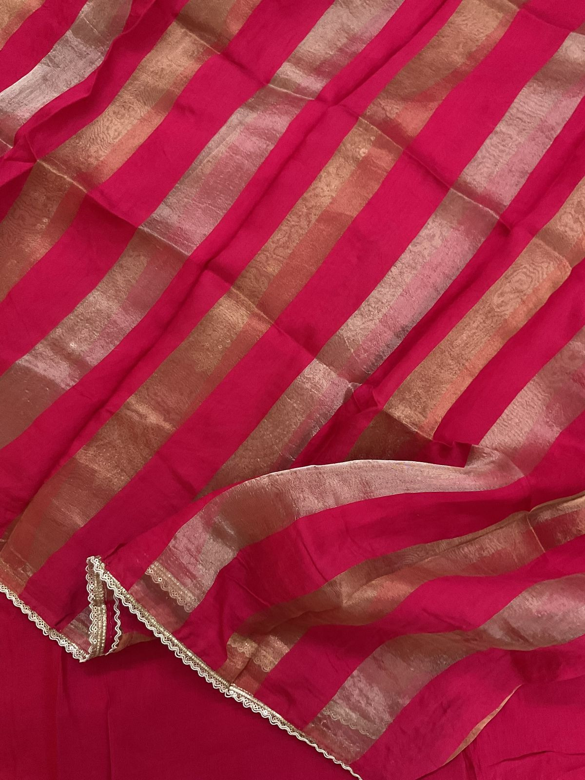 Soft Muslin Embroidered Suit - Pink