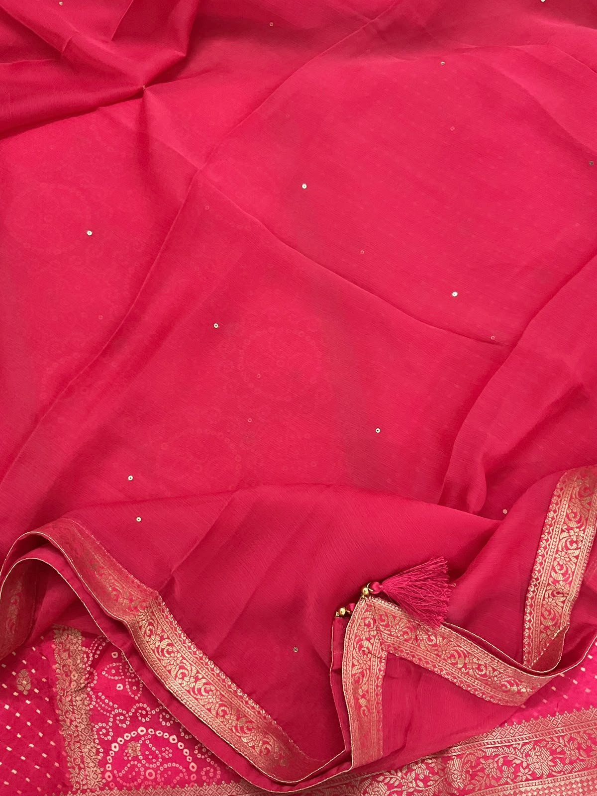 Soft Dola Silk Banarasi Weaved Embroidered Suit - Pink