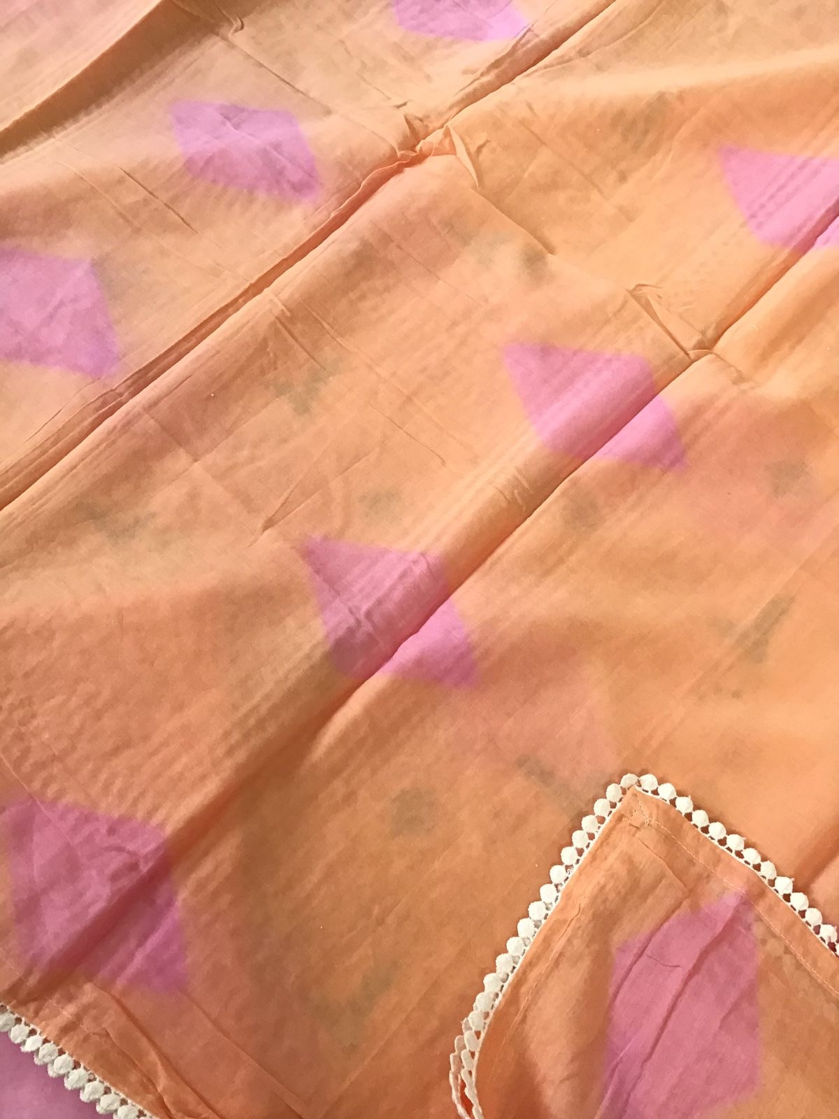 Pure Cotton Embroidered Suit - Offwhite