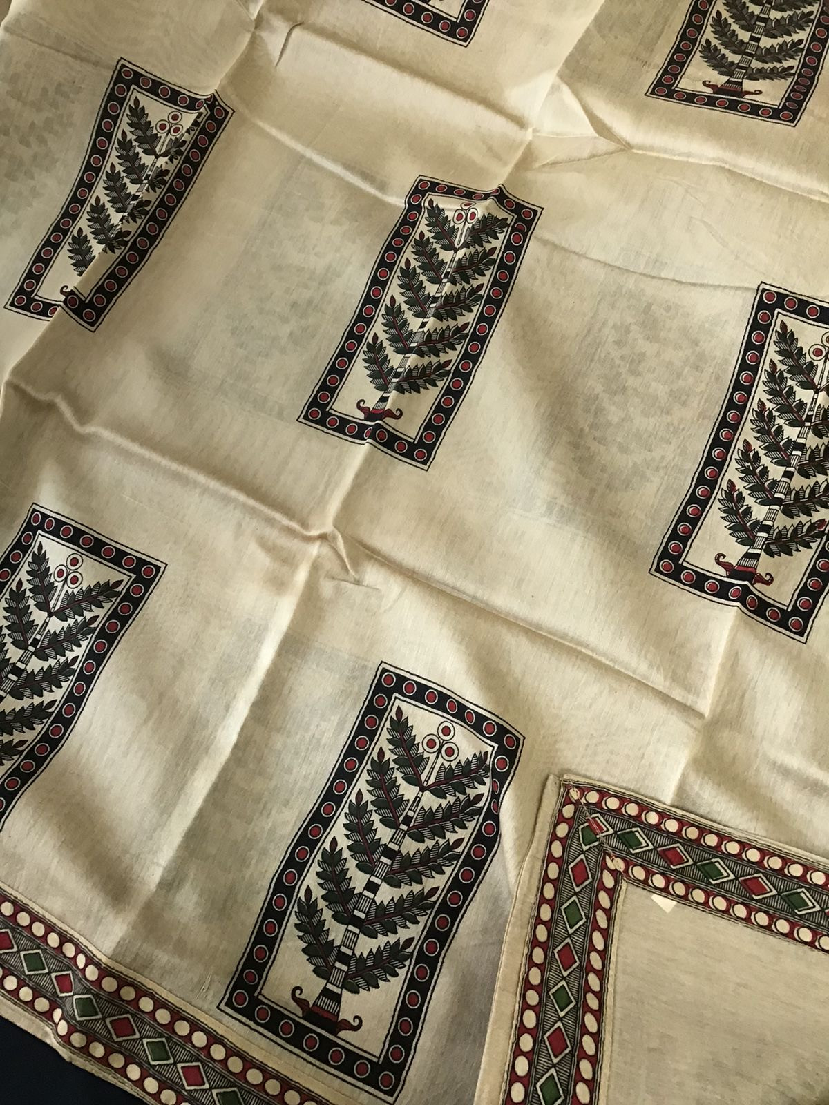 Soft Silk Printed Suit - Blue