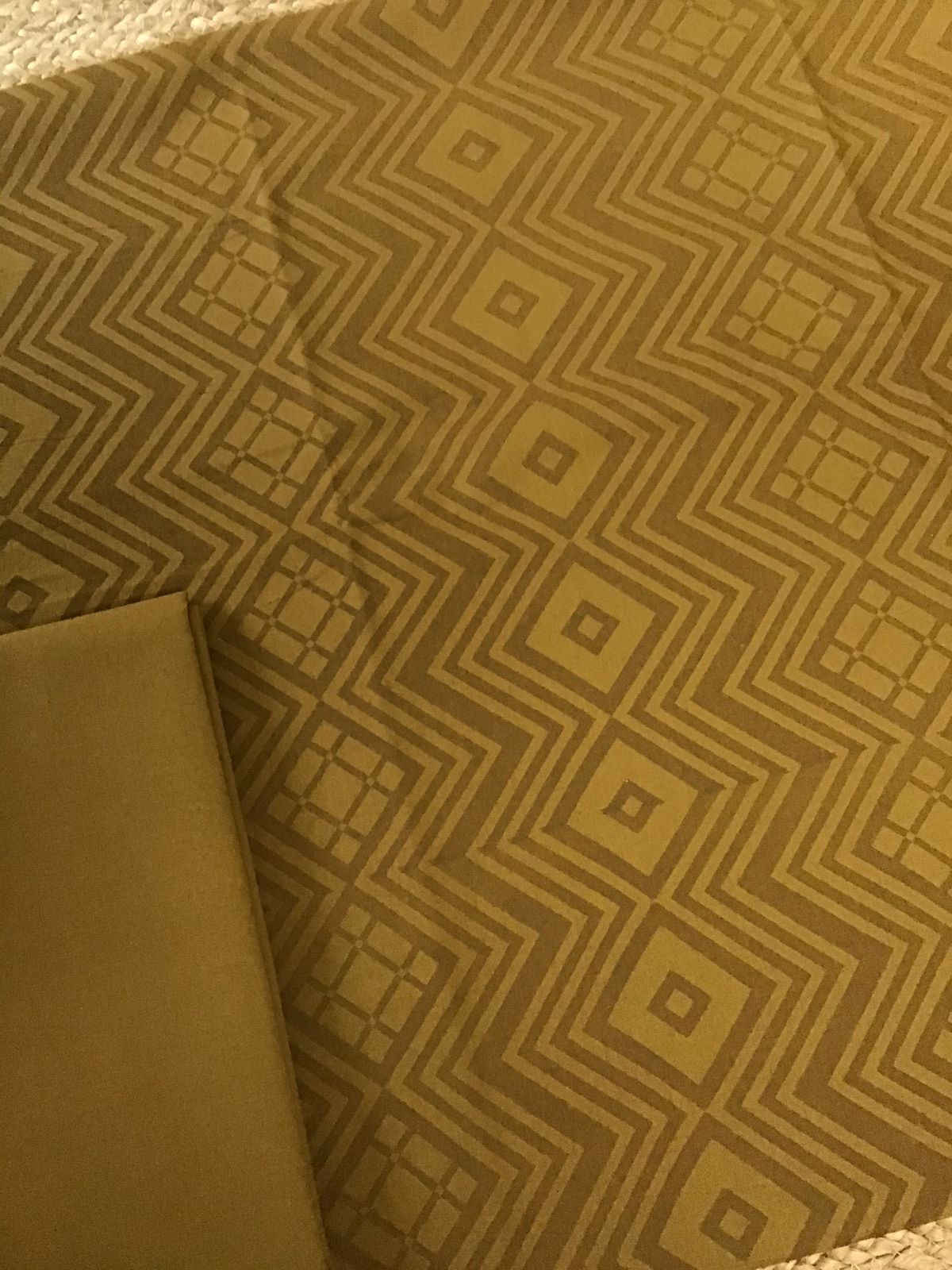 Pure Cotton Printed Suit - Mustard Yellow