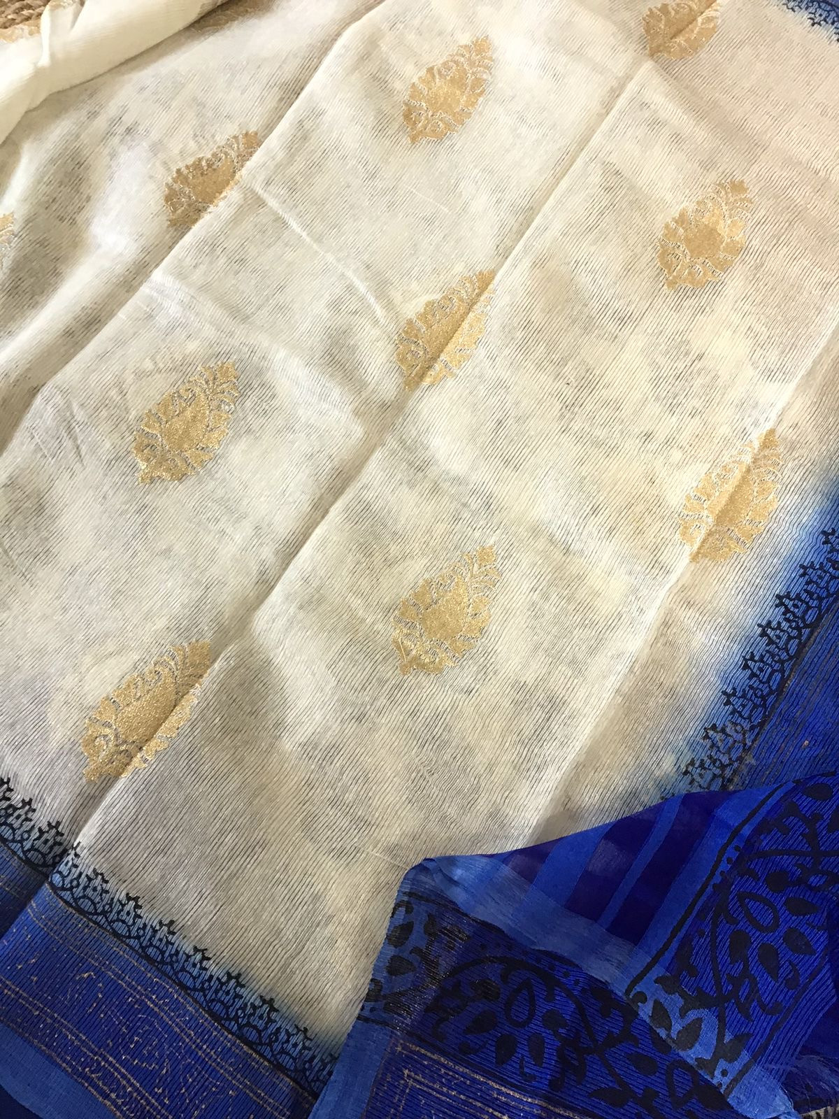 Soft Supernet Printed Suit - Offwhite