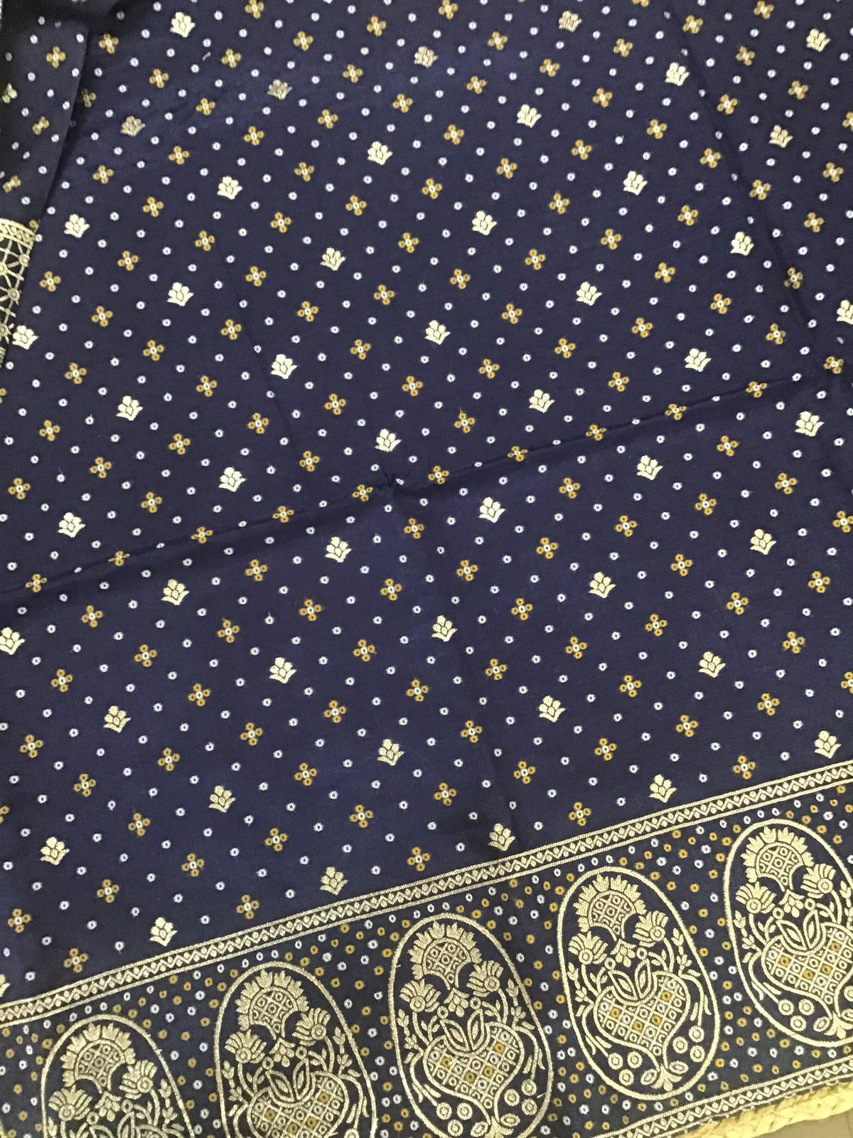 Soft Upada Silk Banarasi Weaved Suit - Blue