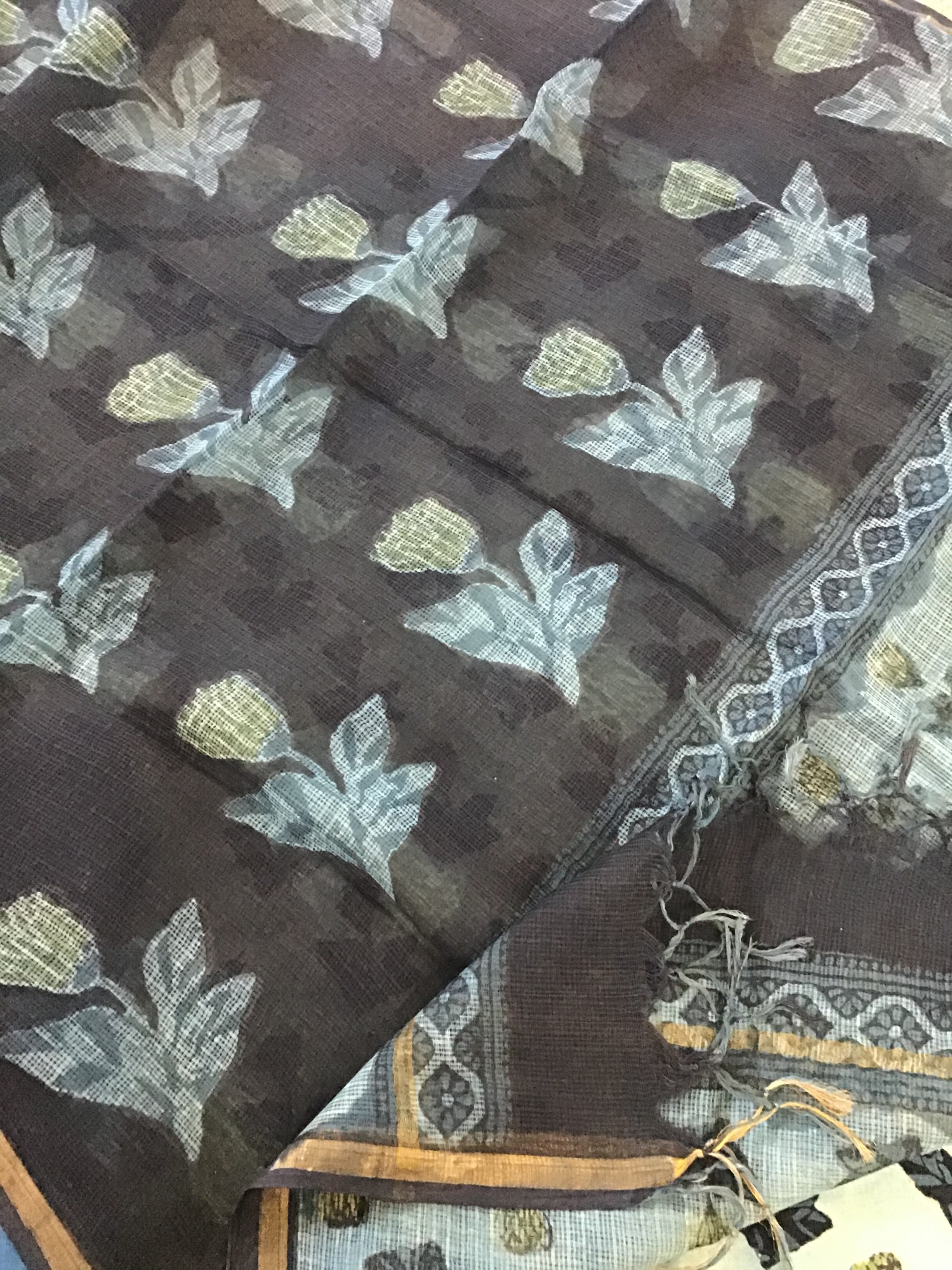 Pure Fine Cotton Printed Suit - Green